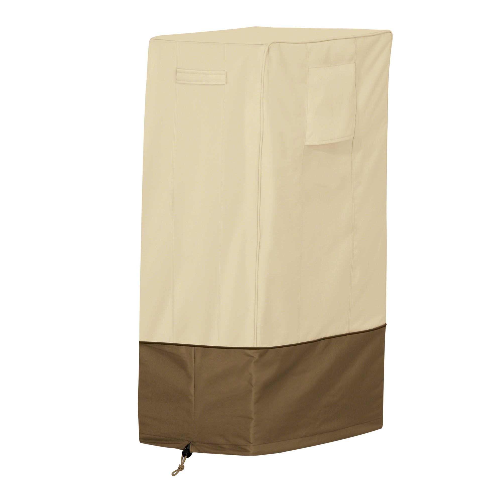 Classic Accessories Veranda Square Smoker Cover, L, Tan, Polyester, Model# 55-570-011501-00